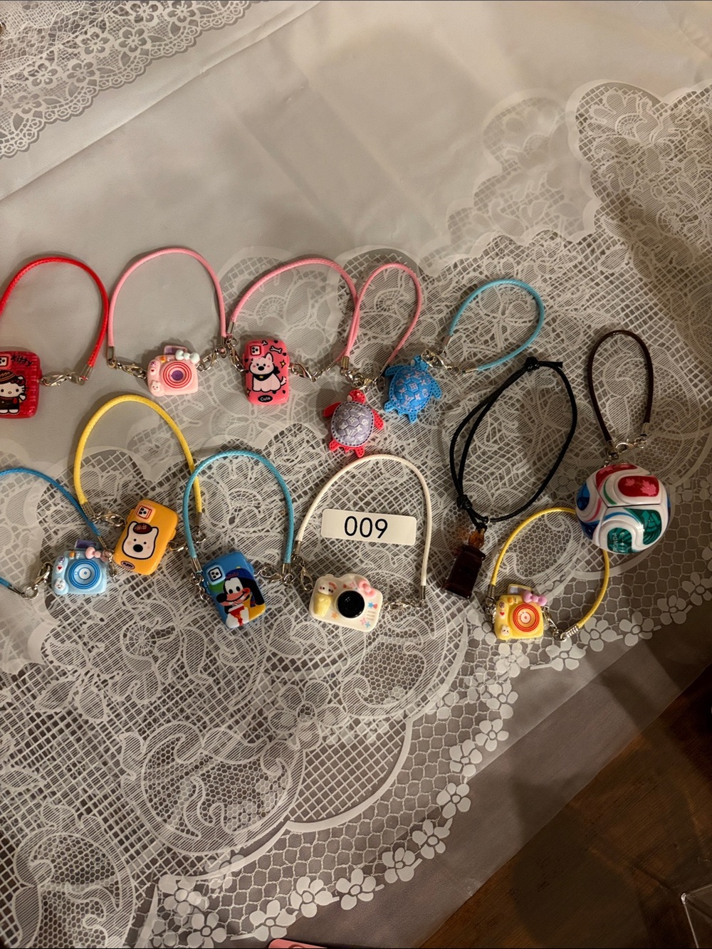 009, Cute Colorful Mini Charms accessories for Labubu doll(no doll)